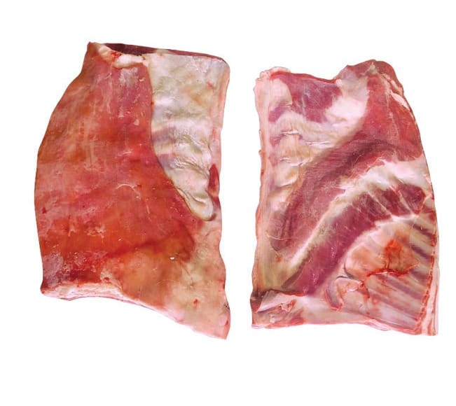 Two full lamb breasts
