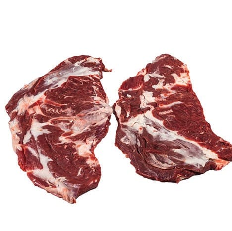 Two mutton breasts