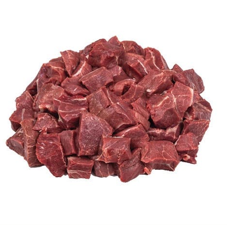 Hand-diced mutton